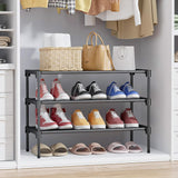 3 Tier Stackable Shoe Rack Shelf Organizer for Closet Entryway Garage