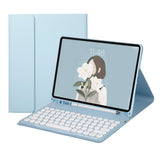 Bluetooth Touchpad with Detachable Magnetized Keyboard for Samsung Galaxy Tab A9 / A9 Plus Blue