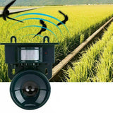 Solar Ultrasonic Bird Repeller Animal Scarer