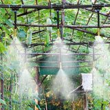Drip Irrigation System 30m 0.6cm 360-Degree for Raised Beds Greenhouse