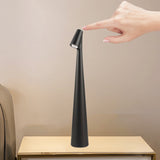 Portable Cordless LED Table Lamp Rechargeable with 3 Adjustable Brightness Levels Modes Black