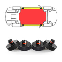 4Pcs Jack Pads for Tesla Model 3/X/Y Rubber Lift Pucks