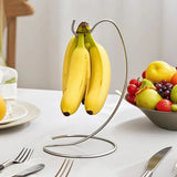2Pcs Banana Hanger for Kitchen Counter Fruit Hanging Stand for Bananas Grapes Small Accessories