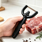 Handheld Fat Trimmer and Meat Cutter Bull Shape for Kitchen BBQ
