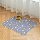 Washable Waterproof Puppy Training Pads – Quick-Absorb Reusable Dog Pee Mat Grey
