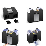 6-Deck Automatic Electric Card Shuffler – Battery Operated