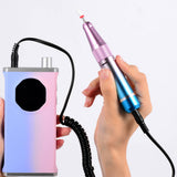Nail Drill Professional Electric Nail File for Acrylic Gel Nails Polishing Removing