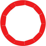 Adjustable Pie Crust Edge Shield Silicone Guard for Baking Red