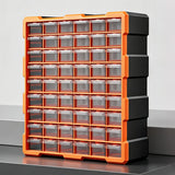 60-Drawer Tool Storage Bin Part Cabinet Box Chest Plastic Organiser With Divider