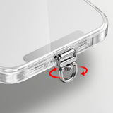 3 PCS 360 Degrees Rotating Stainless Steel Phone Tether Tab for most Phone Cases Silver
