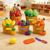Play Cutting Food Set Educational Toy for Preschool Learning