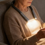 LED Book Light Adjustable Brightness Neck Reading Light Black