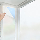 4Pcs Static Cling Window Privacy Films Removable Frosted Glass Window Sticker Tint for Bathroom Door Window