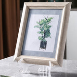 10 PCS Clear Adjustable Plate Display Easel Stands