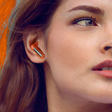 Wireless Earbuds Bluetooth 5.3 Sports Headphones Stereo Earphone Orange