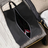 4Pcs Shoe Travel Bags Waterproof Portable Travel Shoe Bag for Packing Black