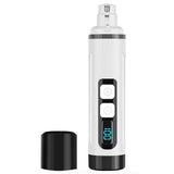 Pet Nail Grinder with LED Light Rechargeable Dog Cat Nail Trimmer Black