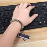 6PCS Stretchable Wristband Wristlet Keychain Wrist Key Chain Wristlet for  Gym Pool