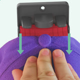 Hat Organizer with Built-In Spring Clips – Baseball Cap Wall Mount Closet Rack Holder