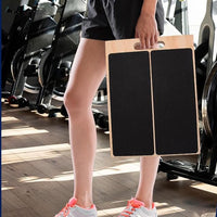 Portable Wooden Slant Board for Calf Stretching Squats Adjustable Incline Board Fitness Equipment