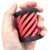 Spiral Cylindrical Passthrough Sculpture 3D Printed Fidget Toy