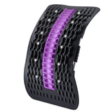 Multi-Level Adjustable Back Stretcher for Lower Back Black