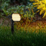 Solar Spot Lights Outdoor Garden Light for Yard Pathway Warm White