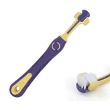 3 Sided Pet Toothbrush for Dogs and Cats Dental Cleaning