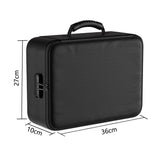 Water Resistant Document Storage Bag with Password Lock File Organizer with Multiple Compartments