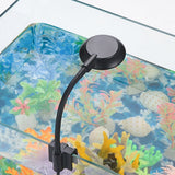 Clip On LED Aquarium Light USB Powered Fish Tank Lamp for Fish Tanks Aquatic Plants Black