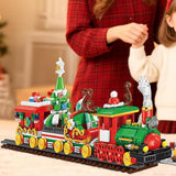 Advent Calendar Christmas Train Building Block Set – Holiday Countdown Toy
