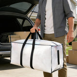 83L Heavy Duty Moving Bags Strong Zipper Wrap Around Handles for Home School