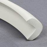 2 PCS 2m Self Adhesive L Shaped NBR Foam Table Edge Guards White