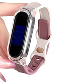Smart Fitness Tracker Step Counter Watch Purple