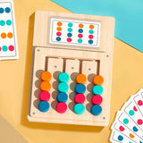 Color Matching Puzzle Toys Montessori Brain Teasers Board Game