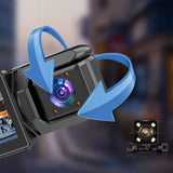 3-in-1 Mini Dash Cam for Cars – Night Vision with Loop Recording