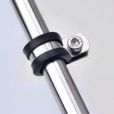 52 PCS Stainless Steel P Clip Hose Pipe Clamp 6 Sizes Rubber Lined clamps with Storage Case