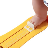 2Pcs Kids Foot Measuring Device Foot Measure Rulers Yellow