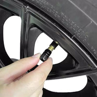 24Pcs Car Tire Valve Stem Caps Universal Air Caps Cover for Auto Bike Trucks Motorcycles Black