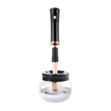 Electric Makeup Brush Cleaner and Dryer Machine Cosmetic Brush Spinner Cleaner for Most Size Brushes Black