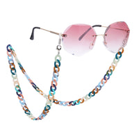 2Pcs Set Acrylic Eyeglass Chain Sunglasses Strap Reading Glasses Neck Cord