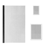 Window Screen Repair Kit Fiberglass Mesh with Tools for Doors Patio Porch Black