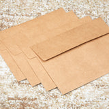 50 PCS Thick Kraft Paper Self Adhesive Envelopes for Cards Photos Brown