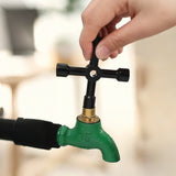 Multi-Functional Electrical Switchboard Key Wrench Tool Black