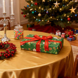 Christmas Craft Paper for Gift Wrapping Party Decor DIY Projects Green