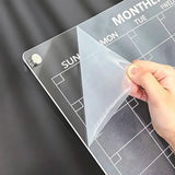 4Pcs Calendar for Refrigerator Whiteboard Fridge Wall Planners Chalkboard Apartment Decor