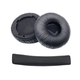 Replacement Snap-On Ear Pads Headband Set Compatible with JBL Tune 600BT / T520BT / T510BT / T500BT / T450BT Black