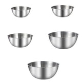 5PCS Stainless Steel Mixing Bowls Set for Kitchen Baking and Meal Prep