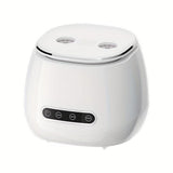 3-Cleaning Modes Ultrasonic Rechargeable Cleaner with Stainless Steel Tank for Retainers White