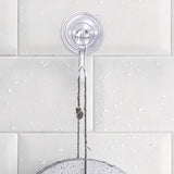 5PCS Clear Suction Cup Christmas Wreath Hooks for Window and Tile Decor